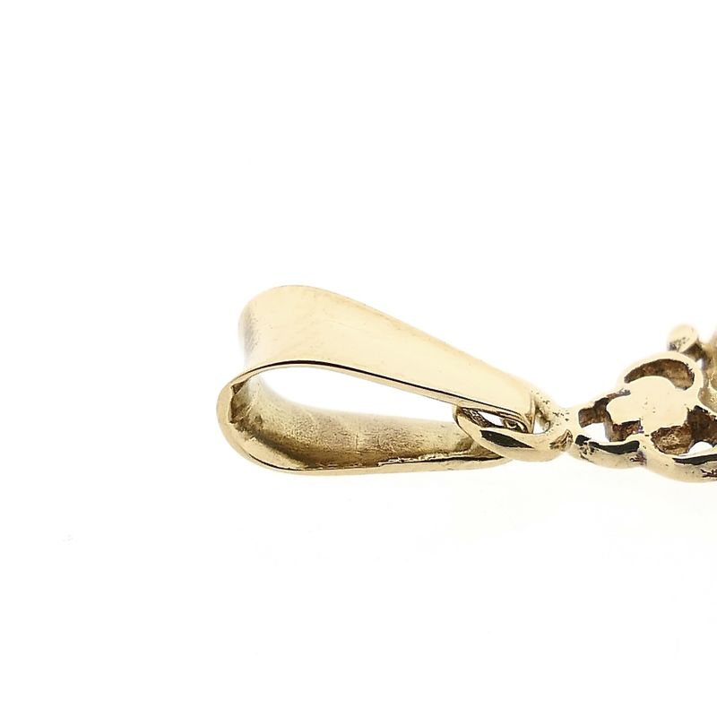 Afbeelding 5 van Bicolor gouden hanger met amethist