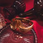 Image 2 of Robust gold slave bracelet.