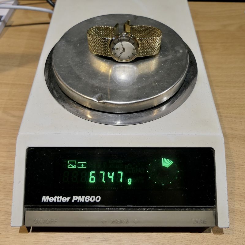 Image 24 of Omega Geneva Ref. 7166; Vintage 14k Gold Men's Watch