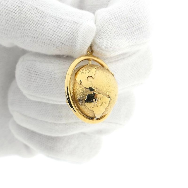 Image 10 of Golden globe pendant