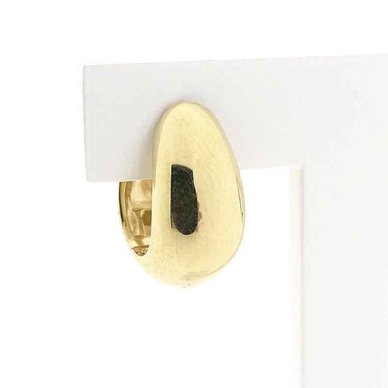 Image 4 of 14 Karat Gold Teardrop Earrings