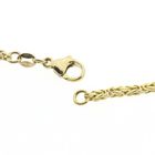 Image 5 of Gold square king link necklace | 80 cm