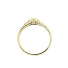 Image 5 of Silver ring with zirconia; Gold plated