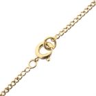 Image 7 of Gold thin gourmet link necklace | 40.5 cm