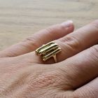 Image 2 of Golden artistic ring