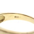 Image 8 of Gold solitaire ring with diamond; 0.15 ct.