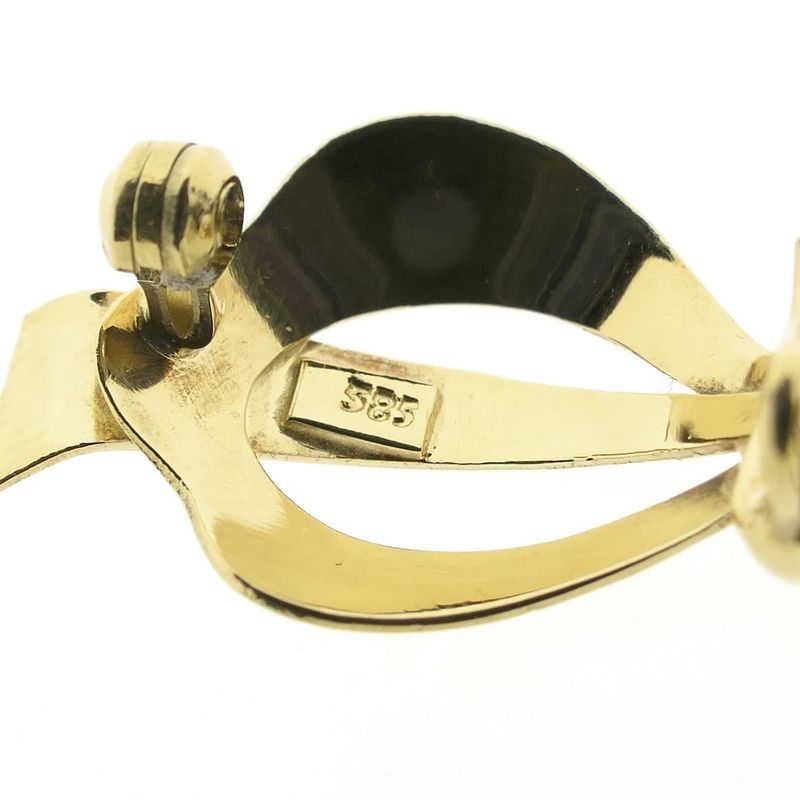 Image 6 of Vintage gold brooch | Bow