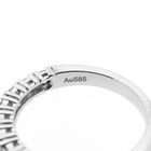 Image 5 of White gold ring with diamonds; 0.88 ct.