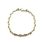 Image 1 of 18K solid gold link bracelet | 21 cm