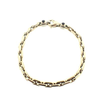 Image 1 of 18K solid gold link bracelet | 21 cm