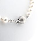 Image 3 of Pearl necklace with white gold clasp