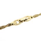 Image 7 of Gold Long Braided Fox Tail Necklace | 87.5 cm