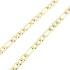 Image 6 of 14k Gold Figaro Necklace; 60.5 cm