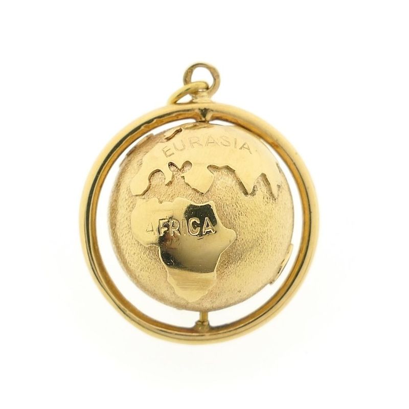 Image 9 of Golden globe pendant