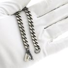 Image 7 of Silver gourmet link bracelet