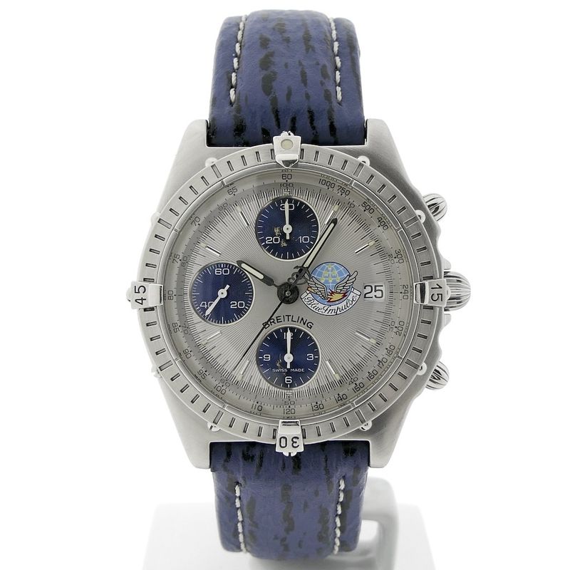 Image 1 of Breitling Chronomat 'Blue Impulse' Chronograph; Limited edition men's watch