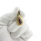 Image 3 of Vintage gold pendant with garnet