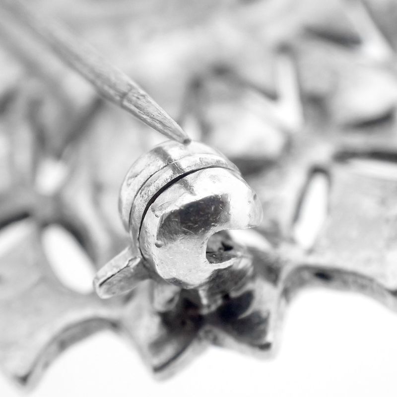 Image 7 of Vintage silver peacock brooch