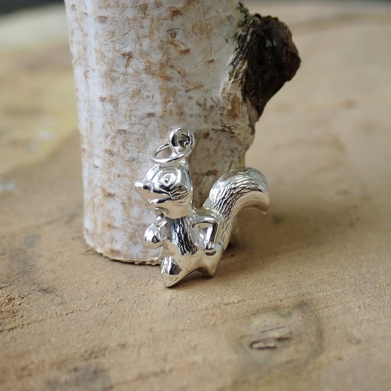 Image 2 of Silver charm; Squirrel