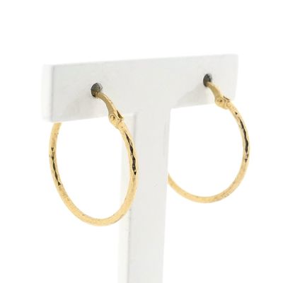 Image 1 of Vintage gold earrings | Ø 23.5 mm