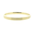 Image 1 of Vintage gold slave bracelet; Size M