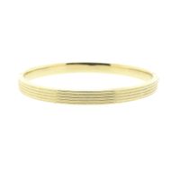 Vintage gold slave bracelet; Size M