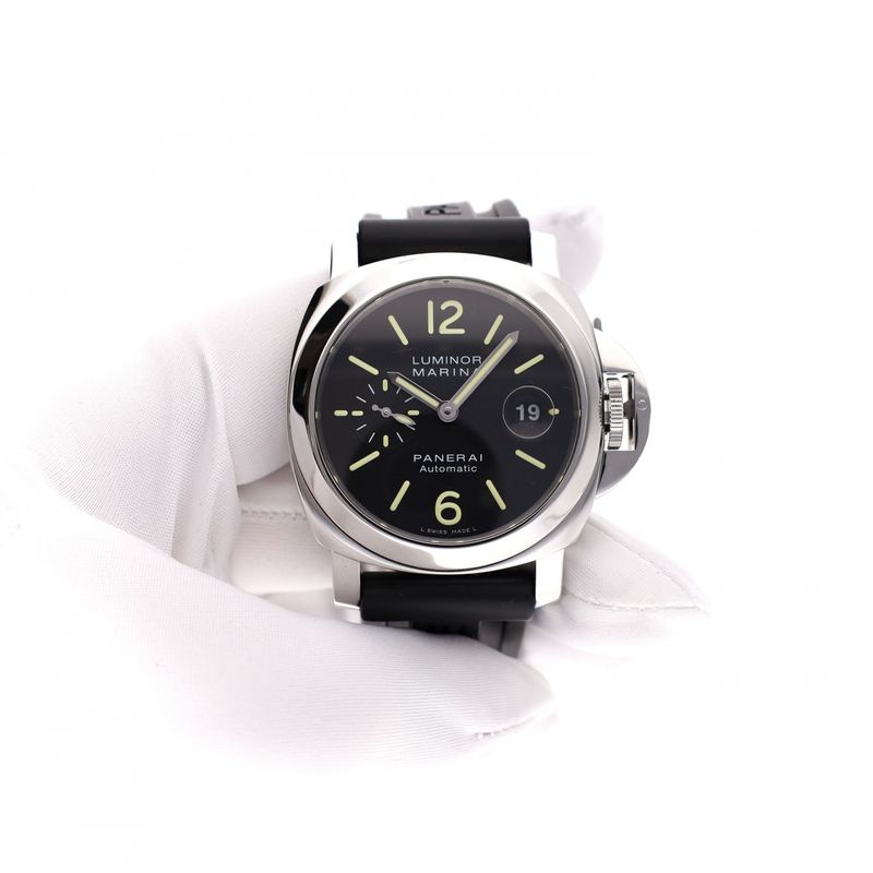 Afbeelding 10 van Panerai Luminor Marina 44 PAM00104; Automatisch Heren Horloge