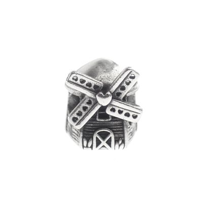 Pandora Moments charm; Silver; Windmill Image 1 of Pandora Moments charm; Silver; Windmill