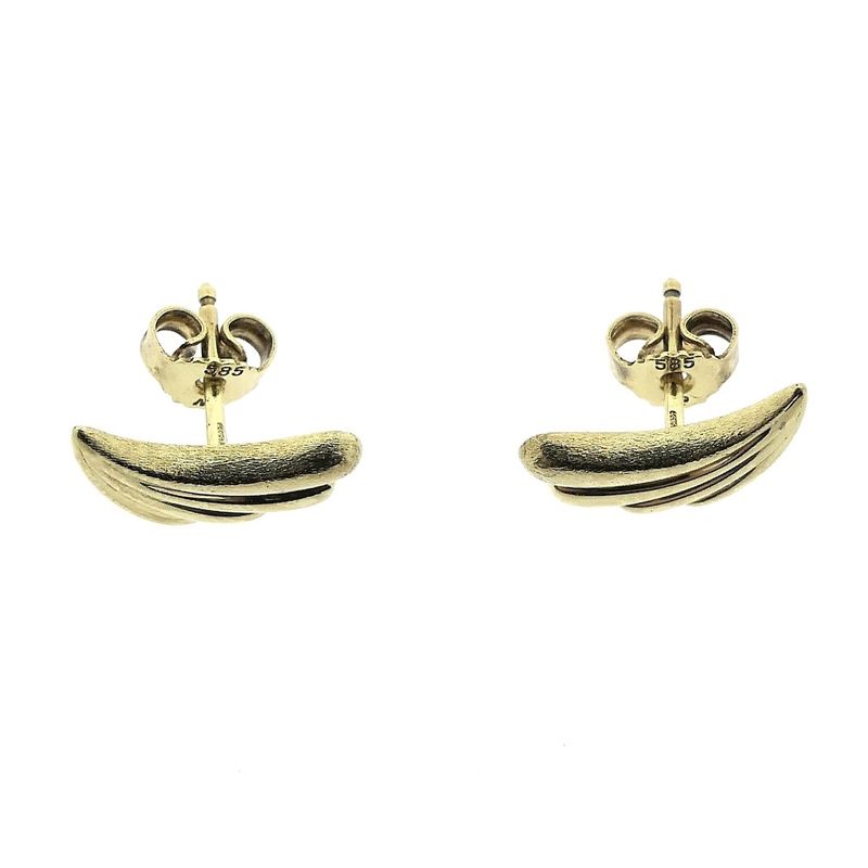 Image 5 of Gold stud earrings | Vintage