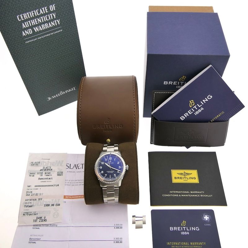 Afbeelding 2 van Breitling Navitimer 8 Automatic A17314; Automatisch Heren Horloge