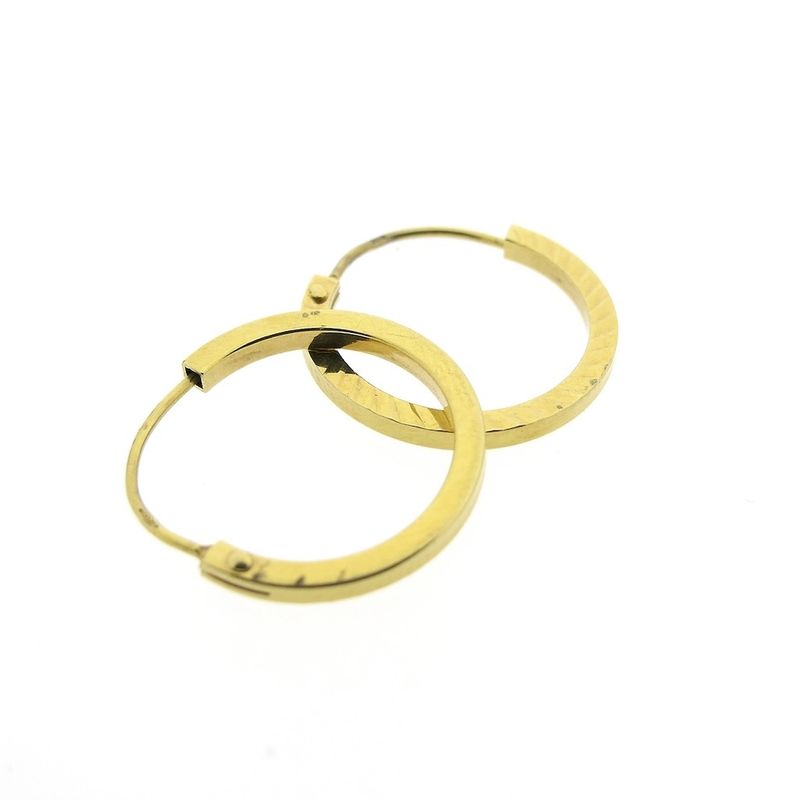 Image 5 of Gold subtle earrings | Ø 16.0 mm