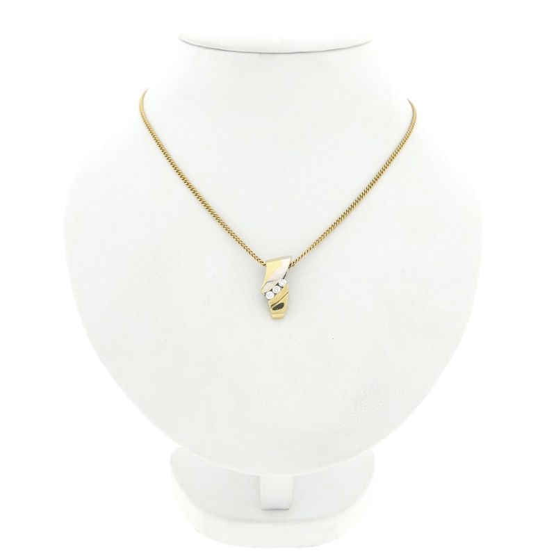 Image 3 of Bicolor pendant with zirconia