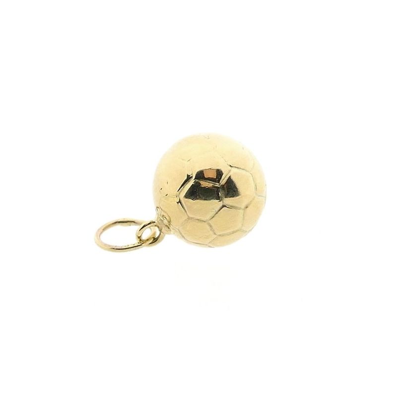 Image 4 of Gold pendant of a football