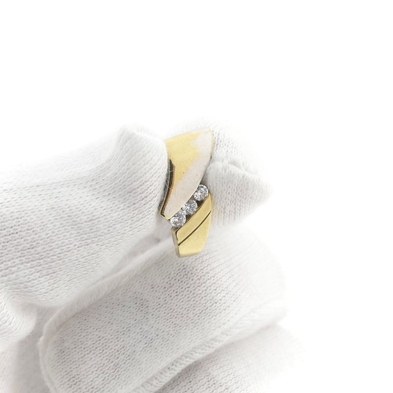 Image 9 of Bicolor pendant with zirconia