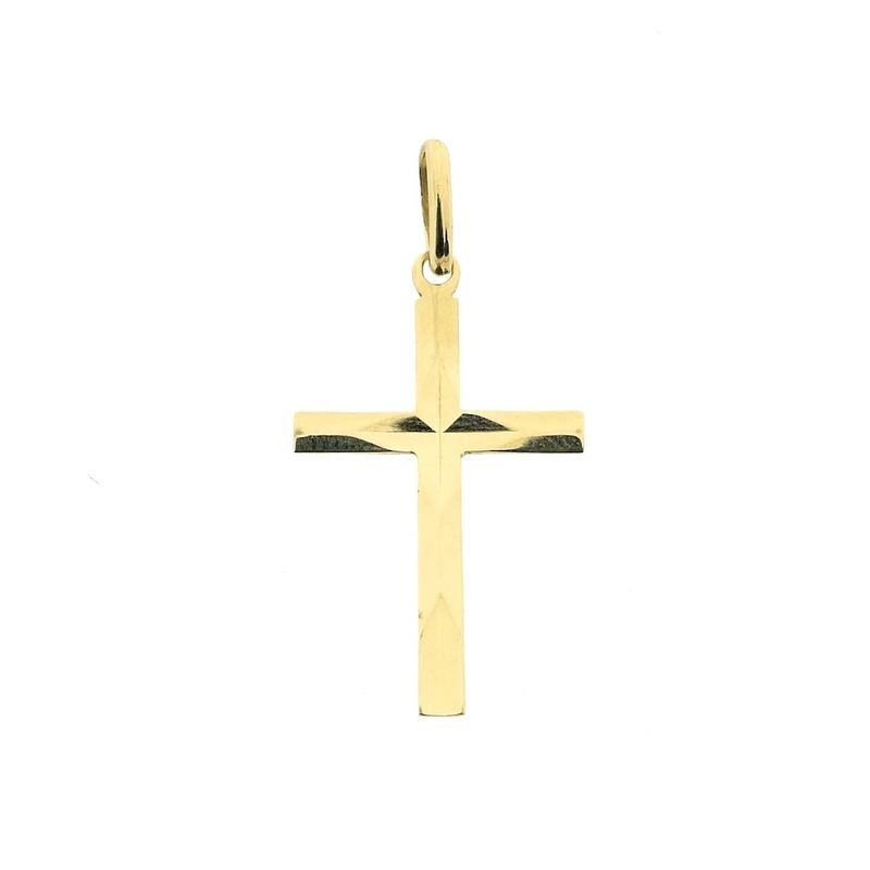 Image 1 of Gold pendant of a cross