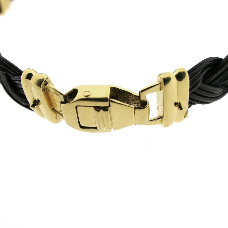 Image 8 of 18K Gold Bracelet with Elephant Hair | 22 cm