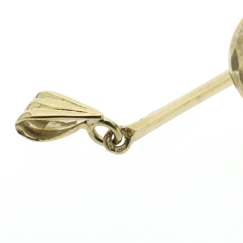 Image 6 of Vintage gold pendant with ball