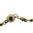 Image 5 of Glass bead necklace/saucer with gold clasp; Antique | 93 cm