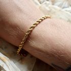 Image 3 of 18K Gold Twisted Bracelet | 19 cm