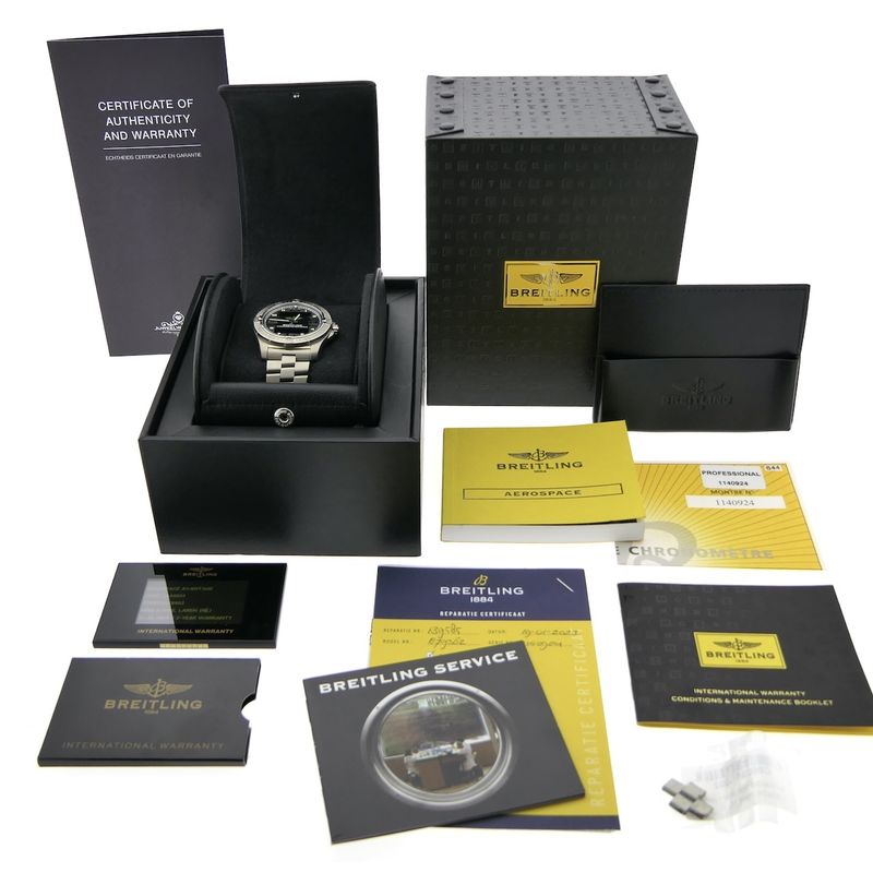 Image 4 of Breitling Aerospace Avantage E79362; Men's pilot's watch