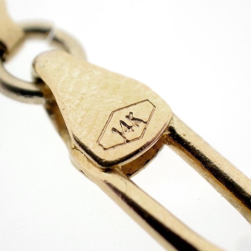 Image 10 of Gold Figaro link chain | 59.5 cm