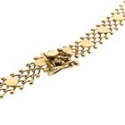 Image 4 of 14 Karat Gold Gallery Wire Link Necklace; 44 cm