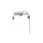 Image 5 of 8 Karat Flower Brooch with Cultured Pearl