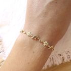 Image 4 of Gold bracelet; Ocean | 18 cm