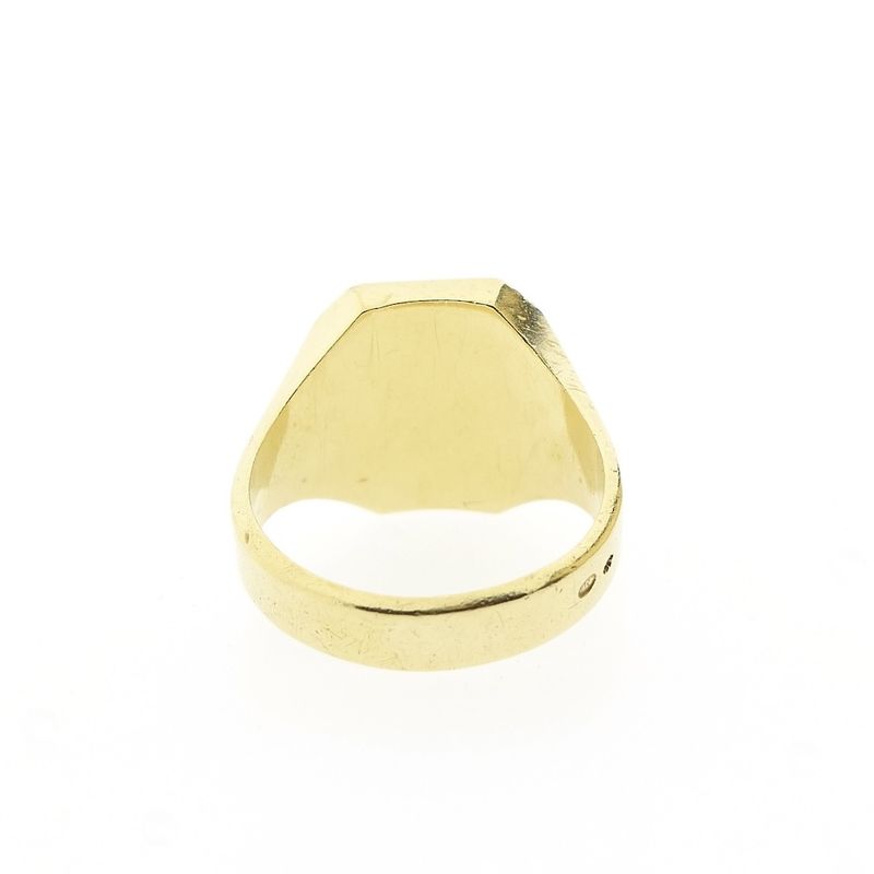 Image 4 of Gold men's signet ring with onyx