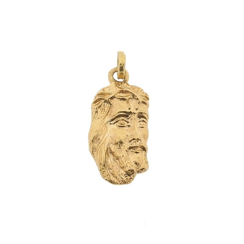 Image 1 of Gold pendant with the face of Jesus