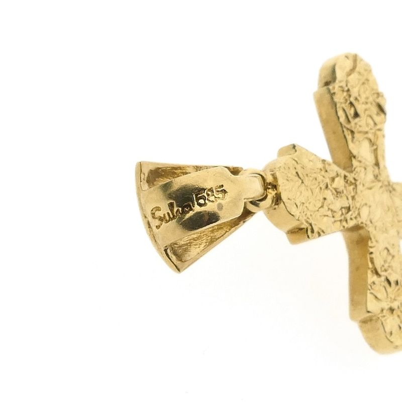 Image 11 of Gold pendant of a cross with corpus