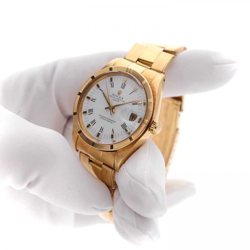 Image 5 of Rolex Date 1501 18ct Gold Vintage Watch