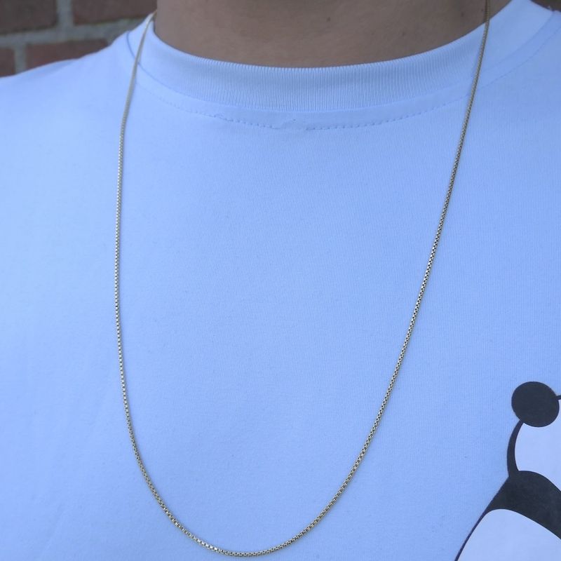 Image 9 of Golden Venetian link chain