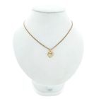 Image 3 of Gold pendant of a heart with zirconia